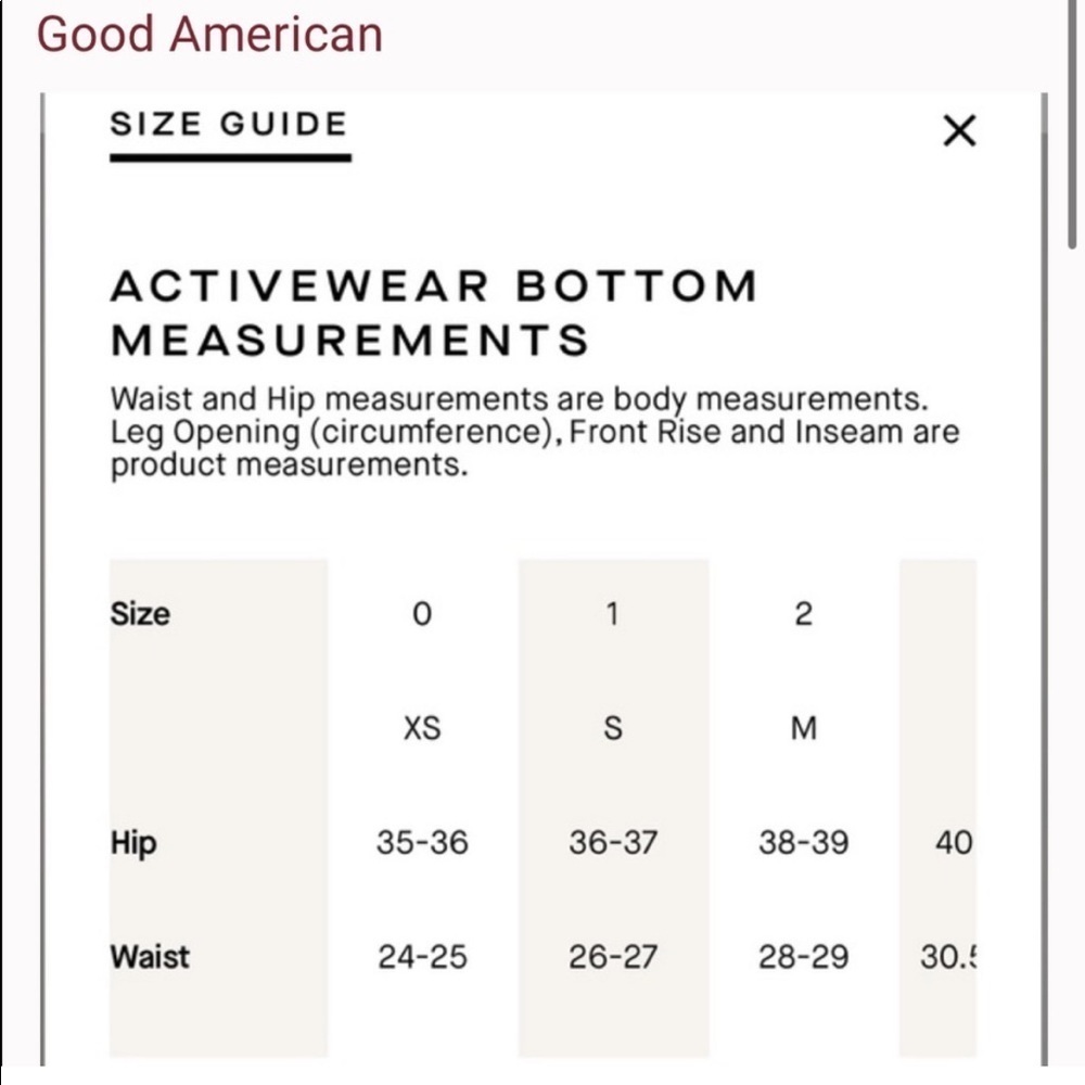 NWT Good American Core Power Performance Black Le… - image 7